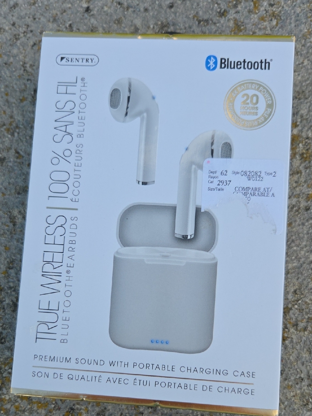 Entry True Wireless Bluetooth Earbuds - White